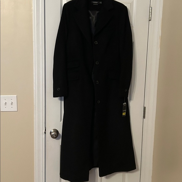 Lauren Ralph Lauren Classic Black Coat-NWT - Picture 4 of 12